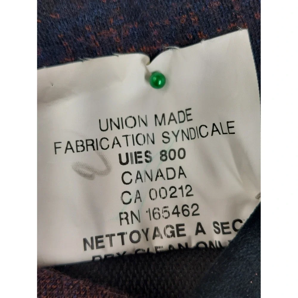 Samuelsohn Men Blazer Jacket 44R Blue Herringbone 100% Wool Single Breasted Work